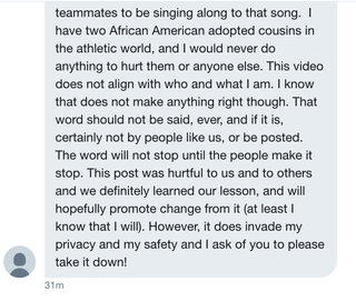 Illustration for article titled Video Shows Virginia Tech Women's Lacrosse Team Chanting The N-Word; Coach Calls It "Teachable Moment"
